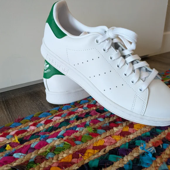 Adidas Stan Smith Men's White Sneakers (Men's 8) - Picture 2 of 4